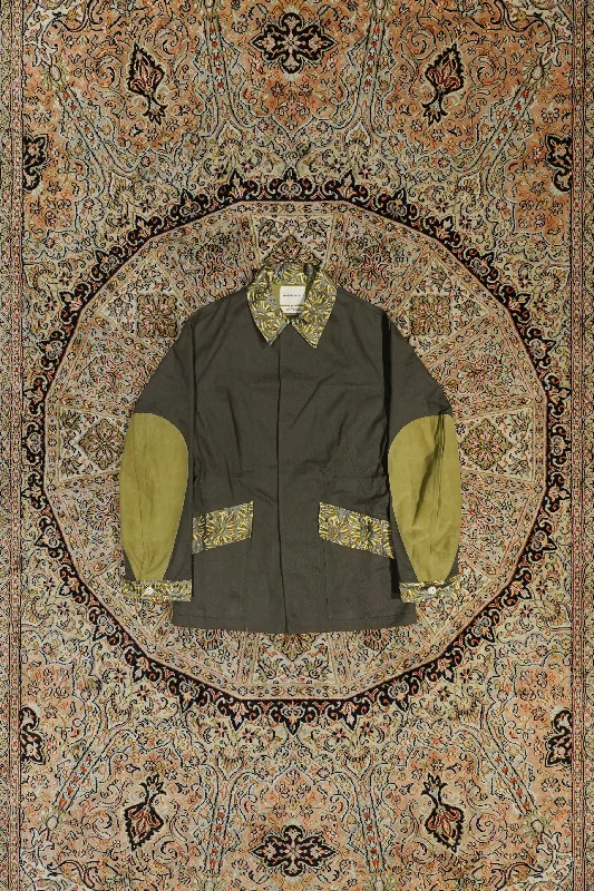 NICHOLAS DALEY FIELD JACKET (KHAKI MIX)