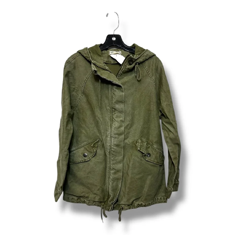 Jacket Denim By Madewell In Green, Size: S